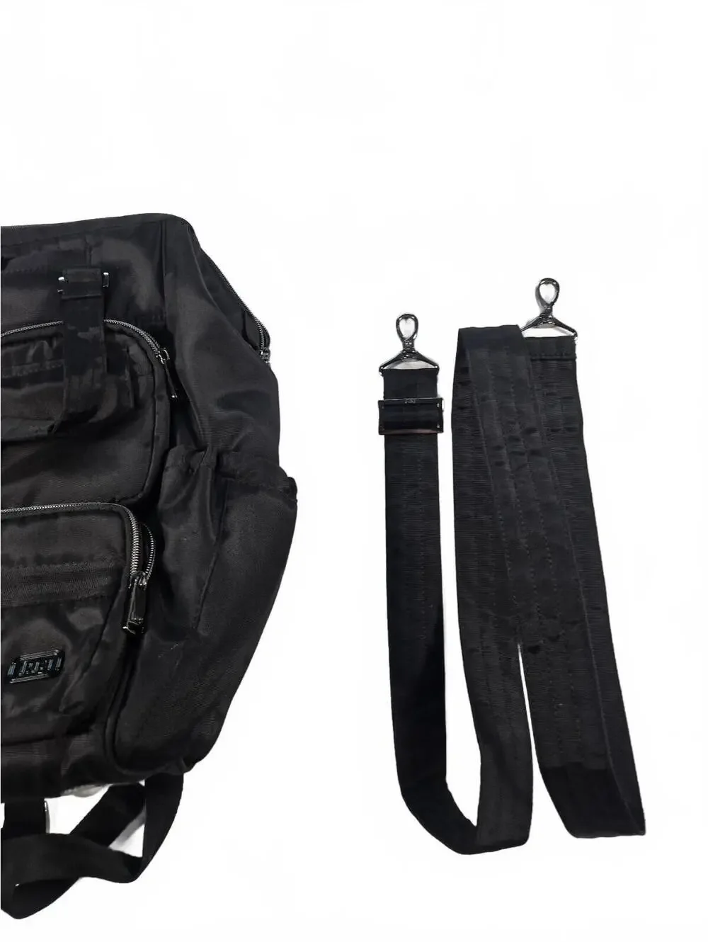 Lug Via 2 Convertible Tote Backpack Black Gorpcore